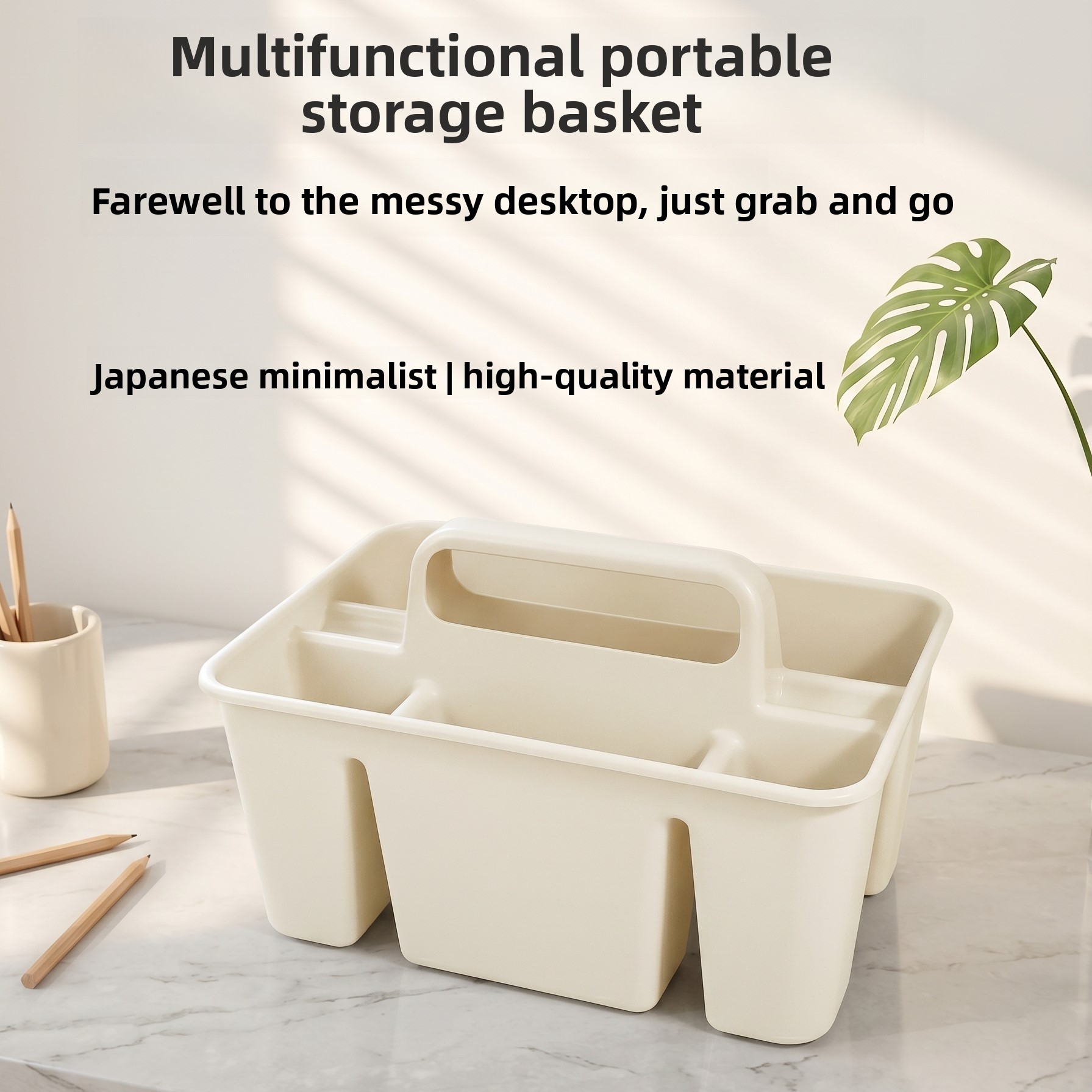 Kitchen Appliances Best - Portable Divided Plastic Storage Caddy with