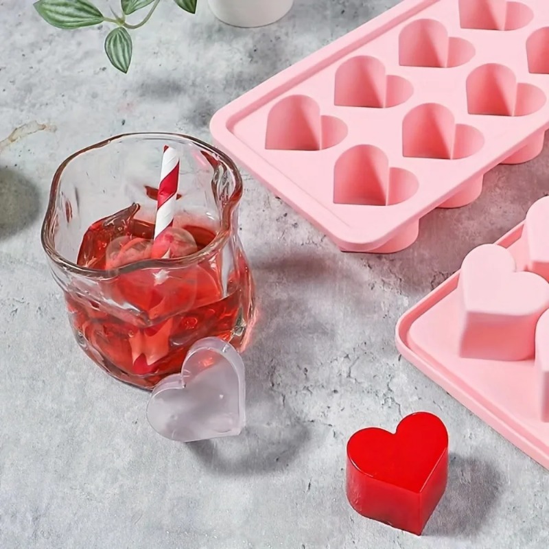 Kitchen Appliances Best - 1pcs Heart-shaped Ice Cube Mold Multifunctional