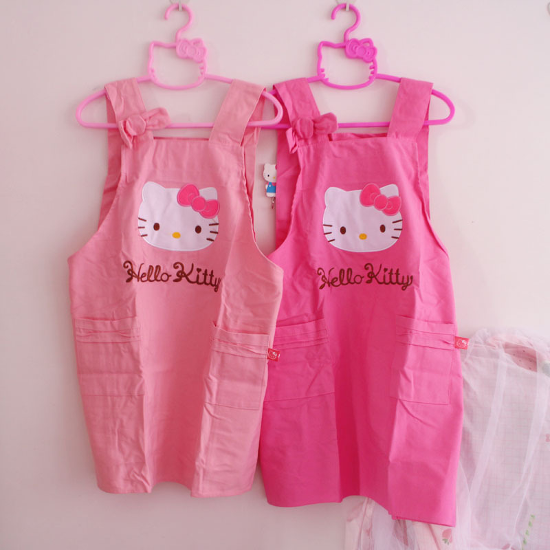 Kitchen Appliances Hobart - Hello Kitty apron, adjustable kitchen workwear,