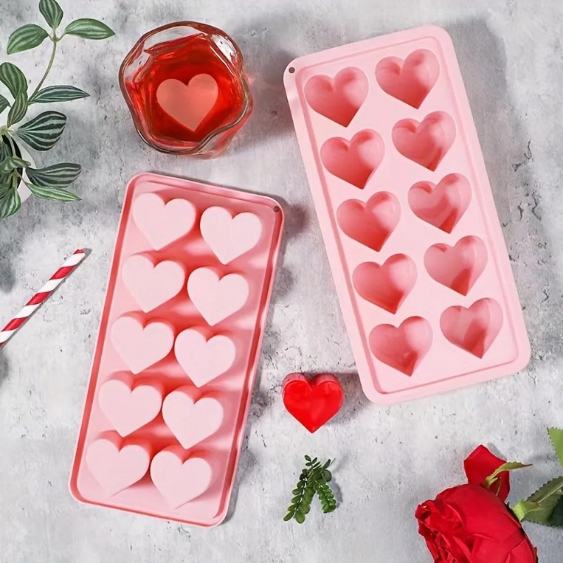 1pcs Heart-shaped Ice Cube Mol - Kitchen Appliances Best 评论和价格