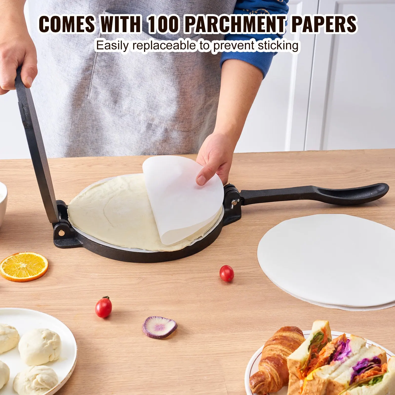 Tortilla Press 8 Inch and  Cas - Tortilla Press Cast 评论和价格