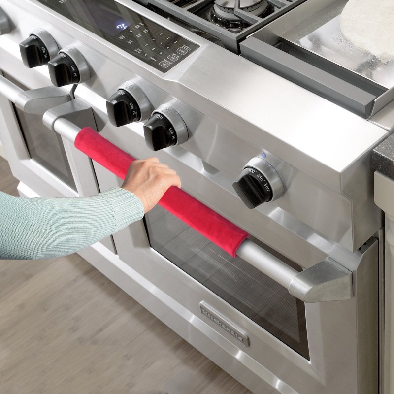 2Pcs/Set  Refrigerator Door Ha - Kitchen Appliances Red Knobs 评论和价格