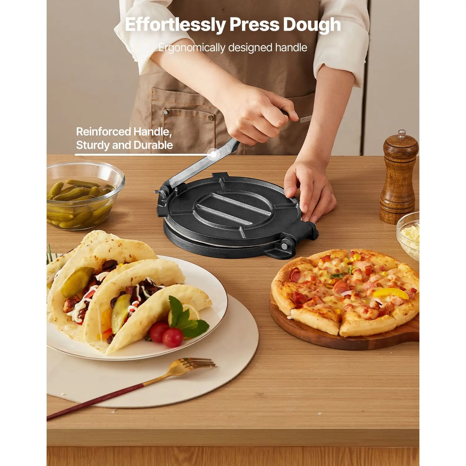 Tortilla Press, 10 Inch Cast I - Tortilla Press Cast 评论和价格