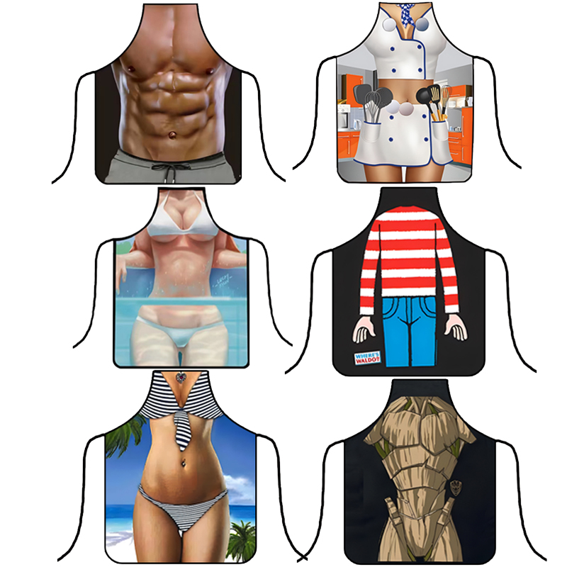 Muscle Man Aprons Sexy Funny K - Kitchen Appliances Hobart 评论和价格