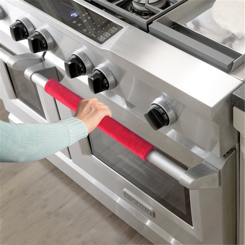 2Pcs/Set Refrigerator Door Han - Kitchen Appliances Red Knobs 评论和价格