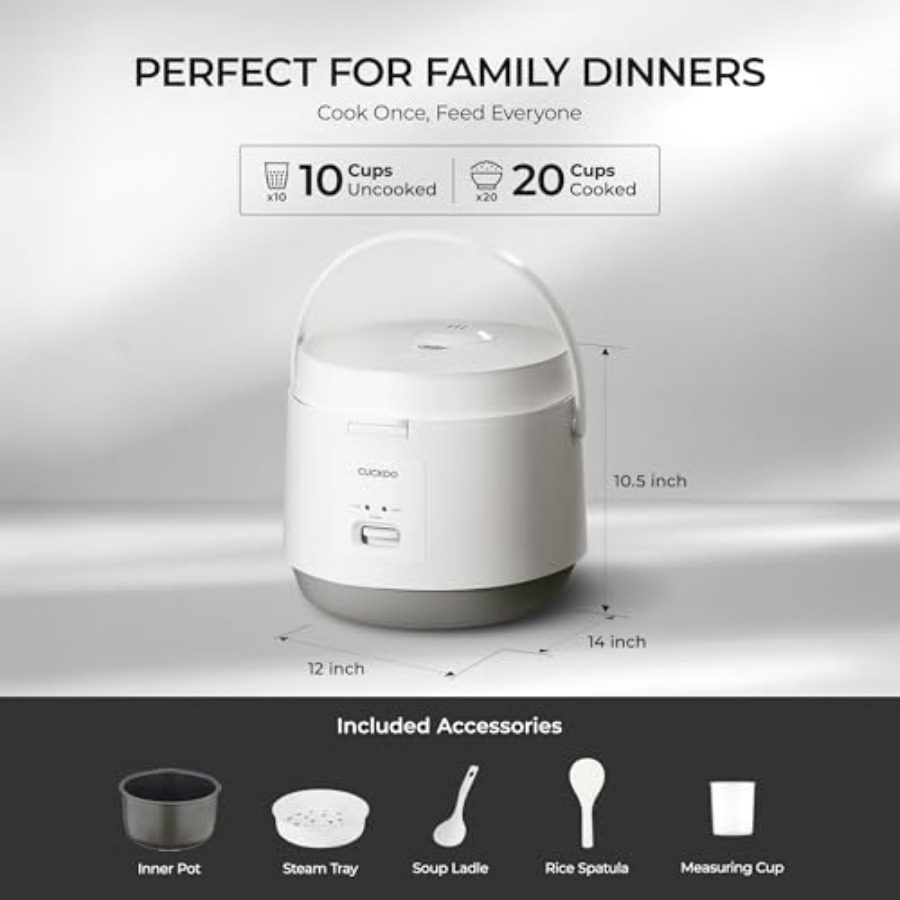 Basic Rice Cooker 10-Cup Uncoo - Rice Cooker 10 Cup 评论和价格