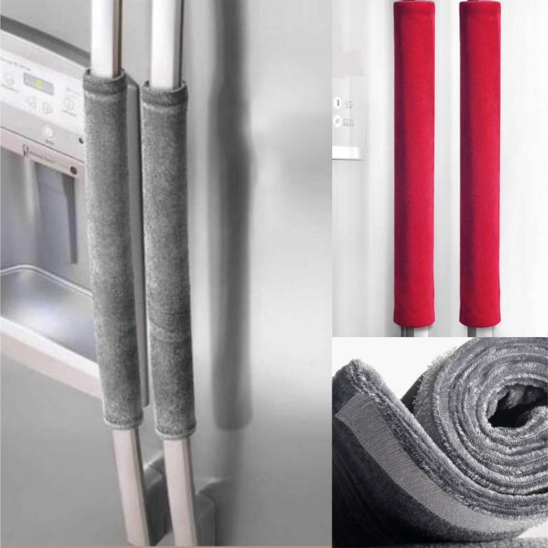 2Pcs/Set Refrigerator Door Han - Kitchen Appliances Red Knobs 评论和价格