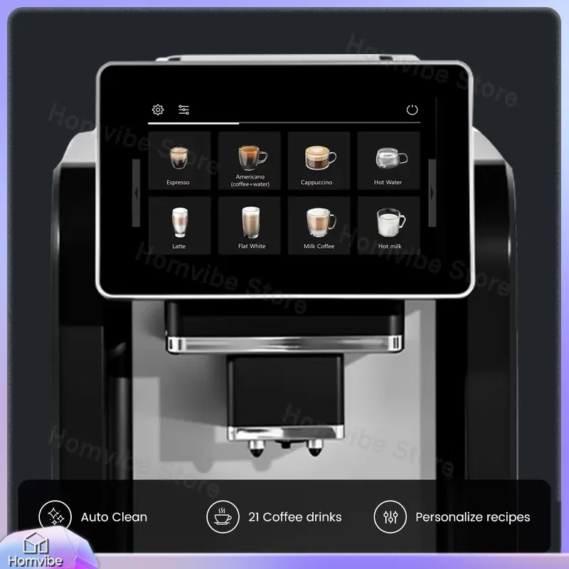 7 Inch Color Touchscreen Autom - Milk Frother Automatic 评论和价格