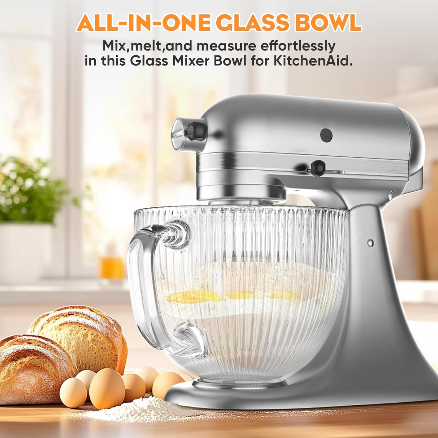 GVODE Glass Bowl for Kitchenai - Stand Mixer Bowl 评论和价格