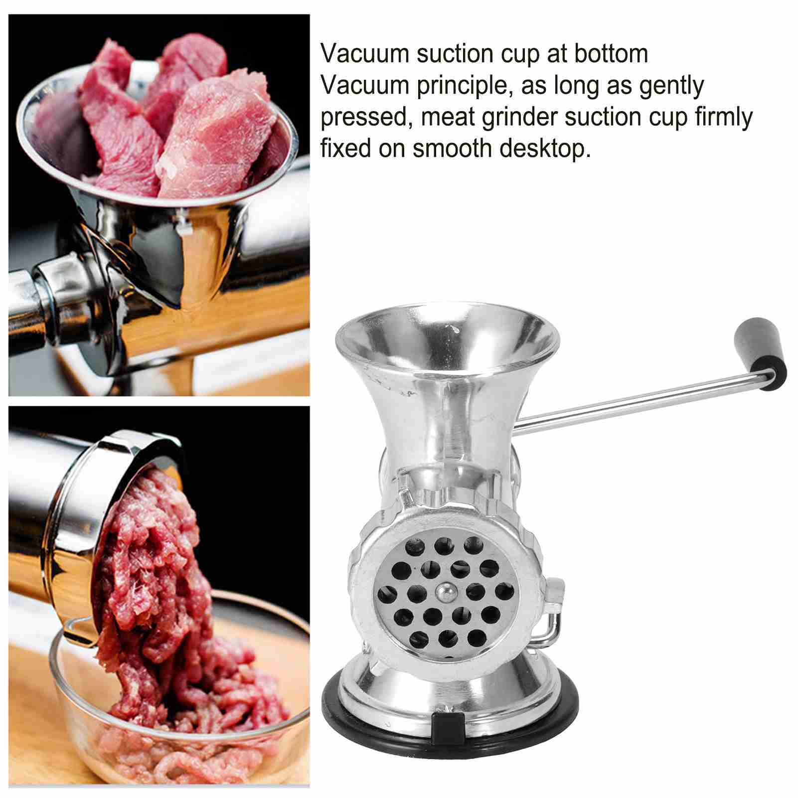 Manual Meat Grinder Silver Alu - Kitchen Appliances Best 评论和价格
