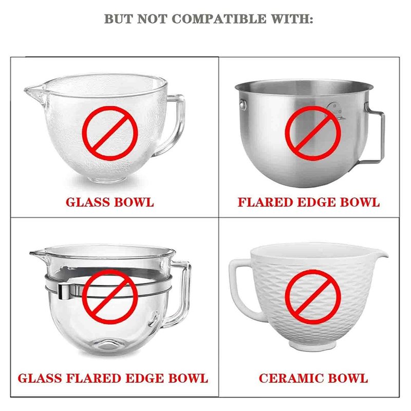 YCOC-For Kitchenaid 5.5-6QT Bo - Stand Mixer Bowl 评论和价格