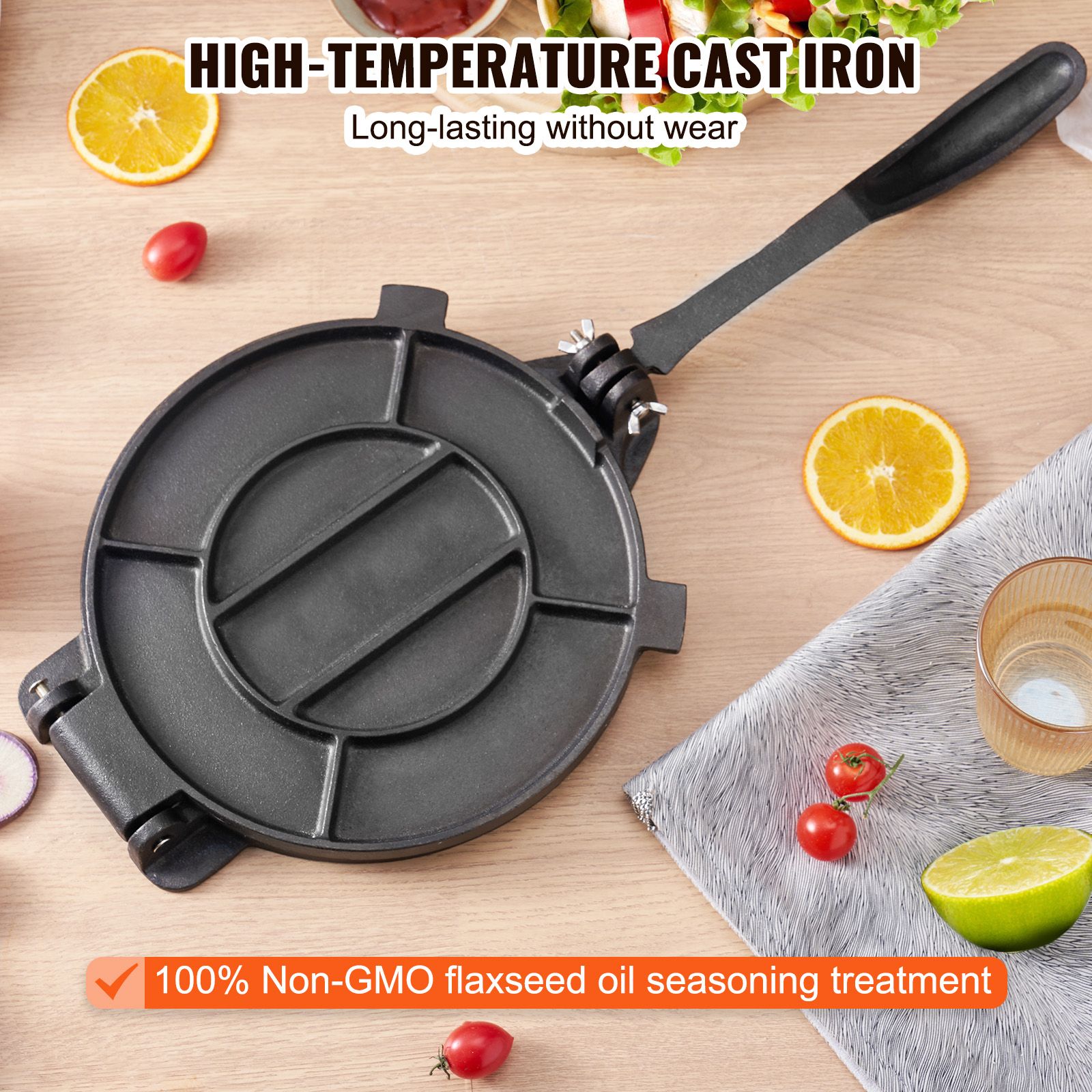 Tortilla Press, 8 Inch Tortill - Tortilla Press Cast 评论和价格