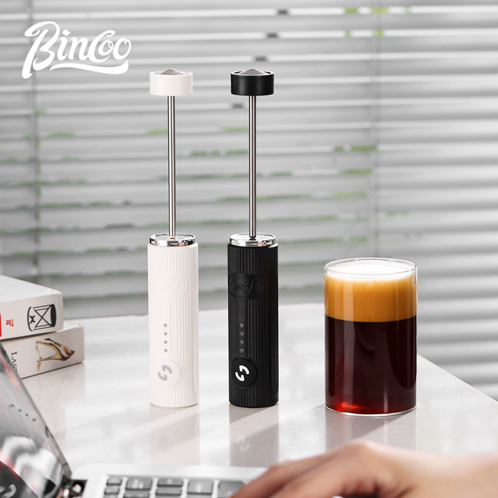 BINCOO Electric Coffee Frother - Milk Frother Automatic 评论和价格